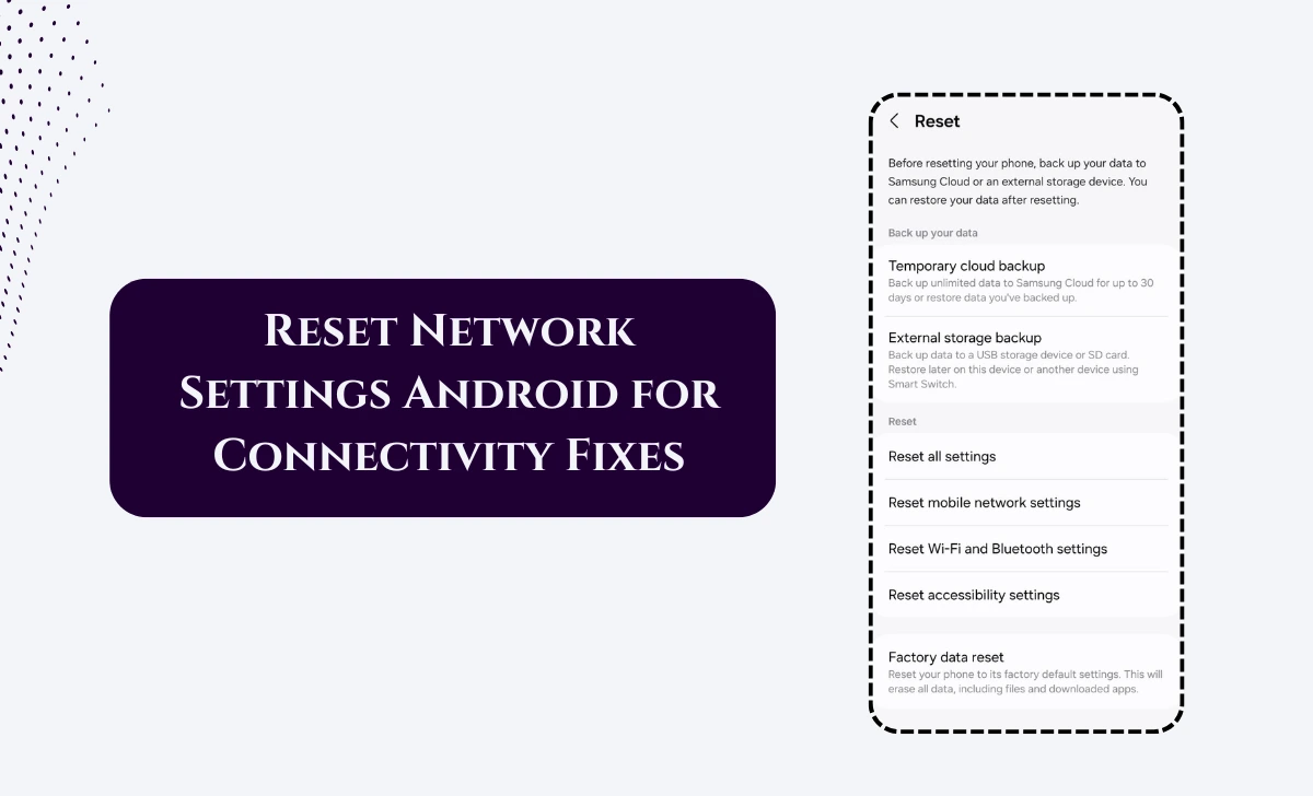 Reset Network Settings Android